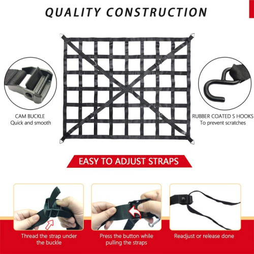 麵包車廂擋高強度貨網快遞車內阻擋網行李架彈力固定網罩車繩 麵包車廂擋高強度貨網快遞車內阻擋網行李架彈力固定網罩車繩