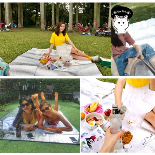 露營防潮墊戶外墊子帳篷用打地鋪睡墊鋁膜防水地墊野餐墊可收納 露營防潮墊戶外墊子帳篷用打地鋪睡墊鋁膜防水地墊野餐墊可收納