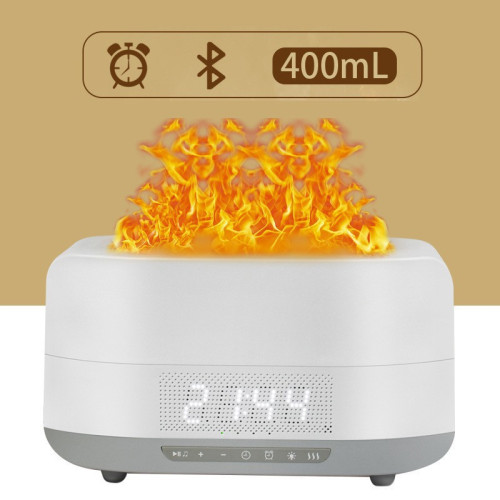 爆款七彩仿真火焰加溼器香薰機藍牙音箱家用臥室靜音大霧禮品 爆款七彩仿真火焰加溼器香薰機藍牙音箱家用臥室靜音大霧禮品