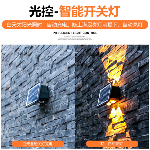 太陽能凸透鏡壁燈洗牆燈家用防水景觀燈洗牆燈戶外壁燈陽台洗牆燈 太陽能凸透鏡壁燈洗牆燈家用防水景觀燈洗牆燈戶外壁燈陽台洗牆燈