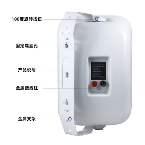 大功率壁掛音箱40W/60W 商場培訓教學會議用壁掛音箱 壁掛音響 大功率壁掛音箱40W/60W 商場培訓教學會議用壁掛音箱 壁掛音響