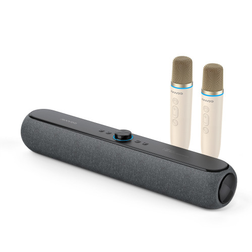艾吾新款無線藍牙音箱電腦桌面家用可攜式戶外K歌話筒布藝小音響 艾吾新款無線藍牙音箱電腦桌面家用可攜式戶外K歌話筒布藝小音響