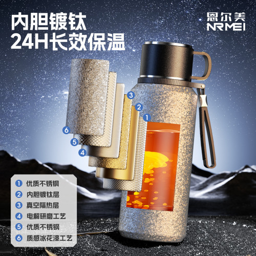 316不鏽鋼保溫杯2025新款男士大容量女生泡茶杯茶水分離杯子可攜式