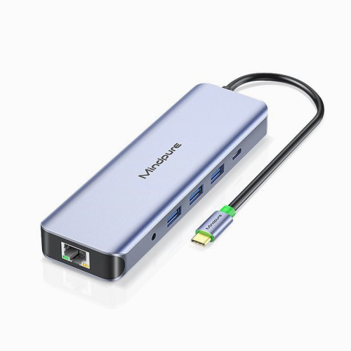 type-c擴展隖hdmi+VGA千兆網卡usb轉換hub集線器u盤4K高清 type-c擴展隖hdmi+VGA千兆網卡usb轉換hub集線器u盤4K高清