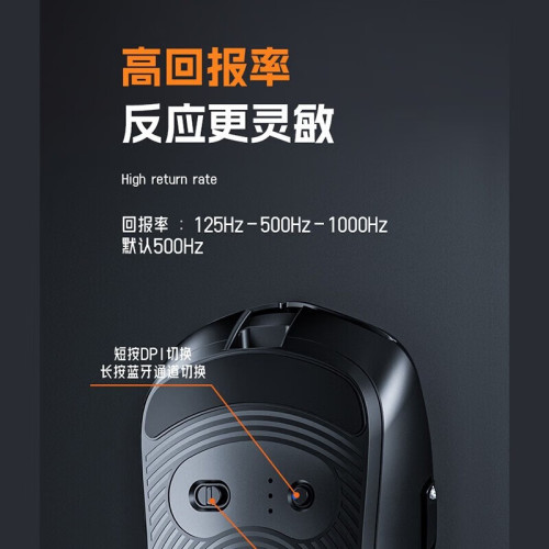 狼蛛 SC580無線滑鼠藍牙可充電三模遊戯滑鼠宏編程6檔DPI可調滑鼠 狼蛛 SC580無線滑鼠藍牙可充電三模遊戯滑鼠宏編程6檔DPI可調滑鼠