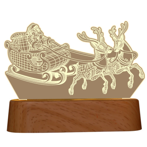 聖誕節小夜燈LED彩燈櫸木紋底座燈兒童 窗貼掛燈聖誕節裝飾燈櫥窗 聖誕節小夜燈LED彩燈櫸木紋底座燈兒童 窗貼掛燈聖誕節裝飾燈櫥窗