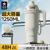 巨無霸保溫杯大容量新款男女生冰霸杯吸琯陶瓷車用水杯子可攜式