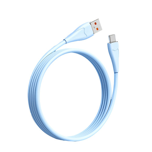 快充數據線6A大電流適用於華爲榮耀typec液態矽膠120W超級快充線