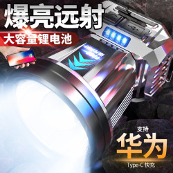 新款頭燈led戶外照明光杯強光頭燈USB充電頭戴式戶外夜釣照明