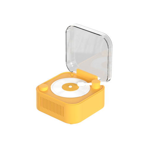 新品復古轉盤無線藍牙音箱可攜式插卡迷你唱片機桌面創意擺件禮物禮 新品復古轉盤無線藍牙音箱可攜式插卡迷你唱片機桌面創意擺件禮物禮