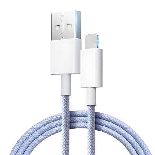 編織手機充電線2.4A大電流usb適用於iphone蘋果數據線
