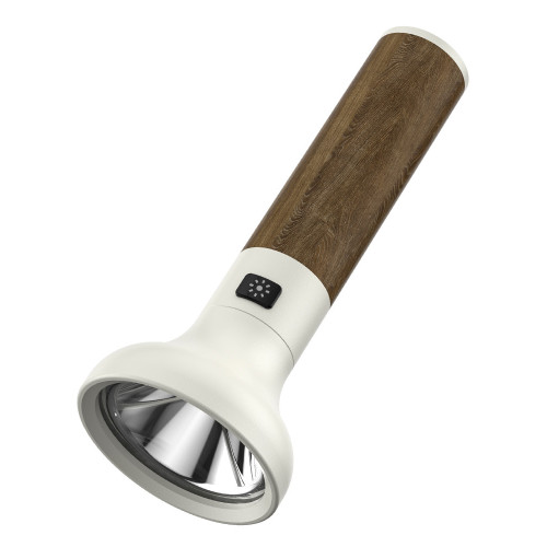 新款復古木紋強光手電 戶外LED充電可攜式家用照明應急手電筒 新款復古木紋強光手電 戶外LED充電可攜式家用照明應急手電筒