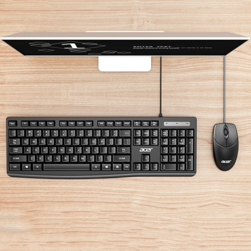 A適用OAK040鍵盤滑鼠套裝USB有線辦公多媒體 適用電腦商務