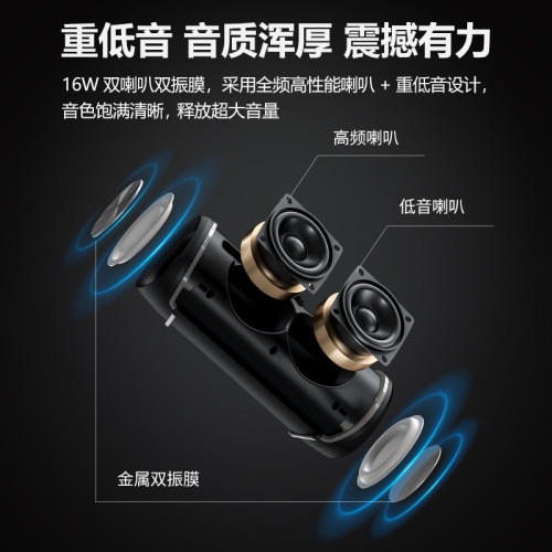 2025新款無線藍牙音箱帶RGB燈重低音大功率戶外可攜式布藝防水音響 2025新款無線藍牙音箱帶RGB燈重低音大功率戶外可攜式布藝防水音響