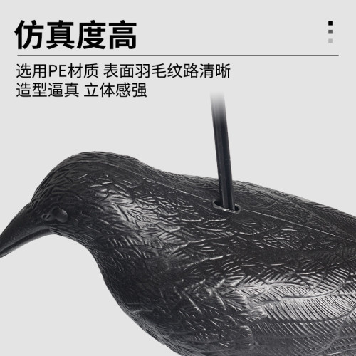 仿生烏鴉誘靶仿真誘導烏鴉靶子原野狩獵仿真鴿子箭靶戶外打獵娛樂 仿生烏鴉誘靶仿真誘導烏鴉靶子原野狩獵仿真鴿子箭靶戶外打獵娛樂