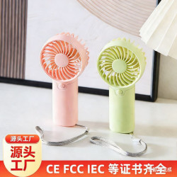 手持小風扇迷你可攜式學生宿捨桌面風扇禮品乾電池款手持風扇