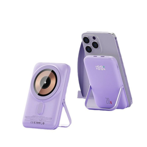 新款透明磁吸Magsafe無線充電寶快充大容量行動電源10000安培超薄 新款透明磁吸Magsafe無線充電寶快充大容量行動電源10000安培超薄