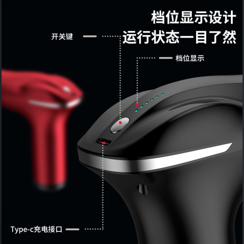 雙頭按摩槍 肌肉放松器電動頸膜槍健身智能mini震動沖擊槍 筋膜槍 雙頭按摩槍 肌肉放松器電動頸膜槍健身智能mini震動沖擊槍 筋膜槍