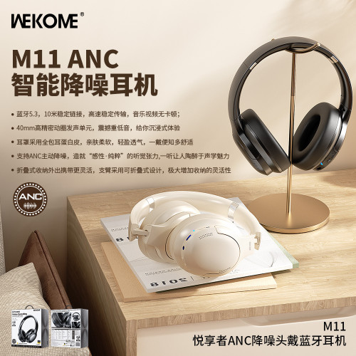 新款無線頭戴式藍牙耳機ANC主動降噪立體聲運動禮品 新款無線頭戴式藍牙耳機ANC主動降噪立體聲運動禮品