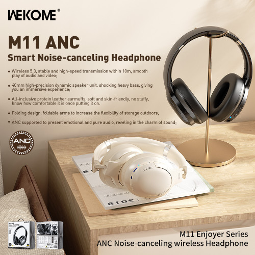 新款無線頭戴式藍牙耳機ANC主動降噪立體聲運動禮品 新款無線頭戴式藍牙耳機ANC主動降噪立體聲運動禮品