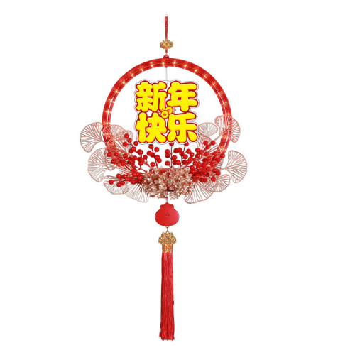 發光新年快樂花環led彩燈2025春節室內牆壁蛇年氛圍裝飾布置掛件 發光新年快樂花環led彩燈2025春節室內牆壁蛇年氛圍裝飾布置掛件