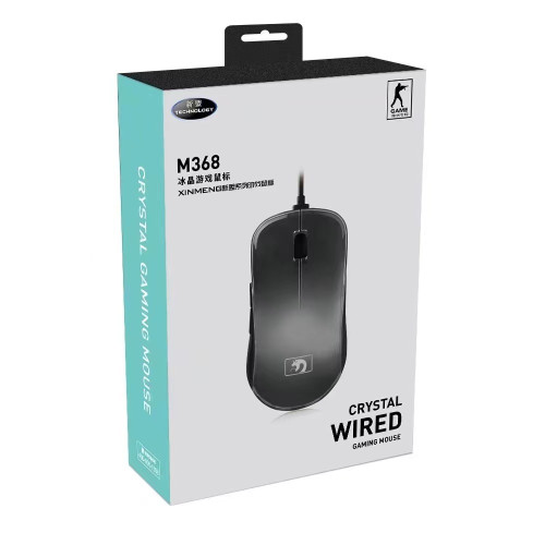 新盟M368冰晶遊戯滑鼠透明RGB發光6D電腦宏編程遊戯辦公滑鼠 新盟M368冰晶遊戯滑鼠透明RGB發光6D電腦宏編程遊戯辦公滑鼠