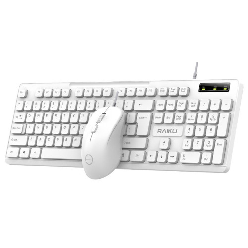 雷魁LK200商務辦公鍵盤滑鼠套裝白色電腦一體機搭配鍵鼠套裝裝機 雷魁LK200商務辦公鍵盤滑鼠套裝白色電腦一體機搭配鍵鼠套裝裝機