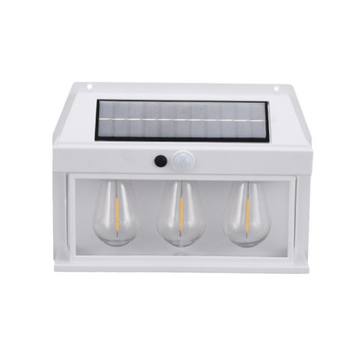 新款戶外太陽能壁燈戶外防水鎢絲燈感應庭院燈花園別墅小夜燈照明 新款戶外太陽能壁燈戶外防水鎢絲燈感應庭院燈花園別墅小夜燈照明