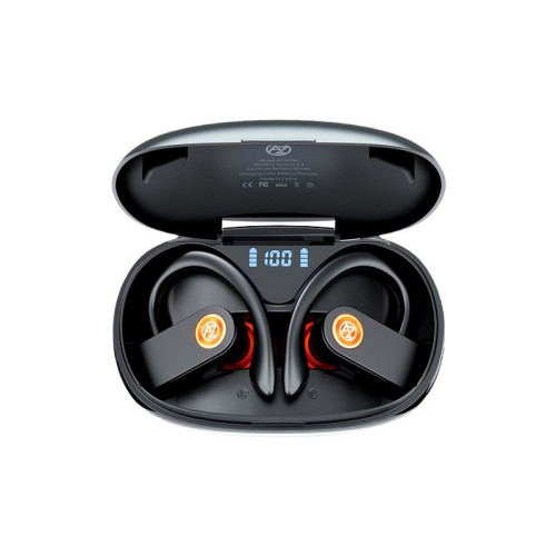 Azeada藍牙5.3耳機掛耳式OWS無線耳機運動超長續航高音質耳機