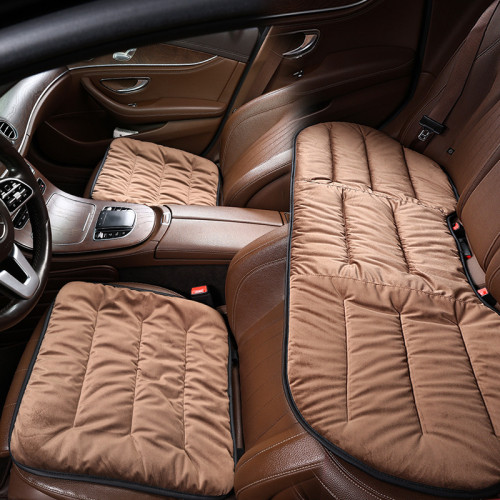 冬季汽車座墊單片三件套絨布保暖坐墊四季通用汽車座套腰靠絨布 冬季汽車座墊單片三件套絨布保暖坐墊四季通用汽車座套腰靠絨布