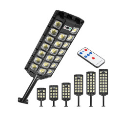 戶外太陽能路燈人體感應庭院燈遙控款LED壁燈防水花園露台燈