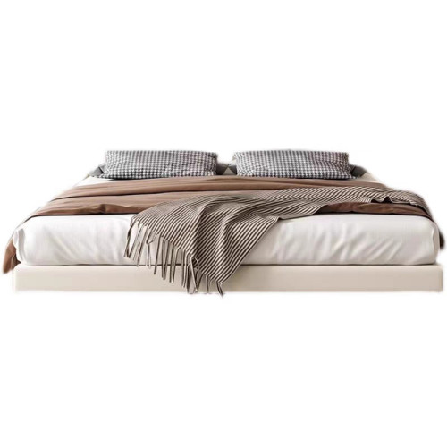 無床頭懸浮床現代簡約主臥雙人無靠背懸空床架奶油風小戶型齊邊床 無床頭懸浮床現代簡約主臥雙人無靠背懸空床架奶油風小戶型齊邊床