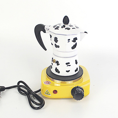 意大利手沖咖啡壺煮家用彩色摩卡壺意式濃縮蒸餾萃取手沖咖啡壺子 意大利手沖咖啡壺煮家用彩色摩卡壺意式濃縮蒸餾萃取手沖咖啡壺子