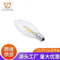 C26燈絲燈 led復古e12小螺口尖泡1W節能照明暖光蠟燭燈泡