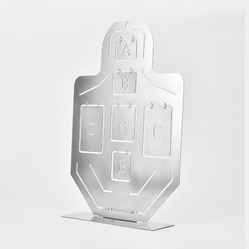 IPSC射擊訓練靶不鏽鋼金屬標靶戶外真人CS射擊鋼靶金屬鐵靶玩具靶 IPSC射擊訓練靶不鏽鋼金屬標靶戶外真人CS射擊鋼靶金屬鐵靶玩具靶