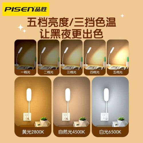 品勝人工語音控製智能USB小夜燈LED聲控感應燈兒童睡眠臥室宿舍床 品勝人工語音控製智能USB小夜燈LED聲控感應燈兒童睡眠臥室宿舍床