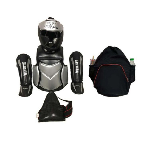 搏擊護具全套成人兒童泰拳跆拳道空手道拳擊訓練護頭護腿護胸套裝 搏擊護具全套成人兒童泰拳跆拳道空手道拳擊訓練護頭護腿護胸套裝