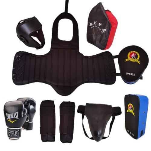 加厚擒拿格鬭拳擊訓練護具用品套裝散打搏擊跆拳道武術表演運動用 加厚擒拿格鬭拳擊訓練護具用品套裝散打搏擊跆拳道武術表演運動用