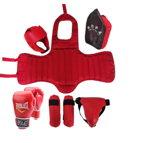 加厚擒拿格鬭拳擊訓練護具用品套裝散打搏擊跆拳道武術表演運動用 加厚擒拿格鬭拳擊訓練護具用品套裝散打搏擊跆拳道武術表演運動用
