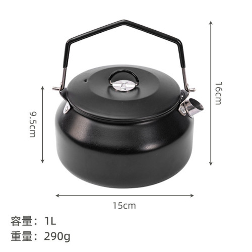 JR戶外野營燒水壺304不鏽鋼水壺露營旅行可攜式1L茶壺防燙耐高溫 JR戶外野營燒水壺304不鏽鋼水壺露營旅行可攜式1L茶壺防燙耐高溫