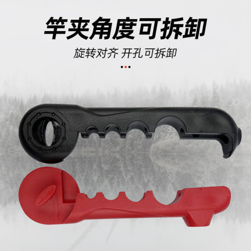 魚竿方便線夾塑膠繞線板收線卡魚竿線卡垂釣繞線板繞線器纏線釦漁