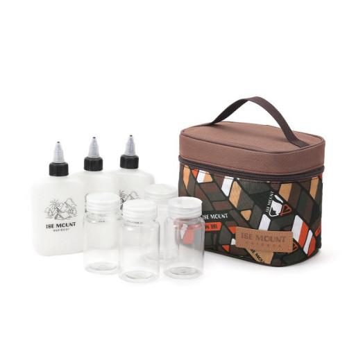 戶外調料收納包 7件套野營調味料瓶收納袋燒烤調料罐廚房可攜式收納 戶外調料收納包 7件套野營調味料瓶收納袋燒烤調料罐廚房可攜式收納