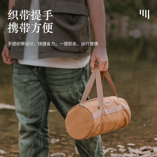 戶外露營配件收納包帳篷風繩地釘工具收納袋圓筒地釘收納袋手提包 戶外露營配件收納包帳篷風繩地釘工具收納袋圓筒地釘收納袋手提包