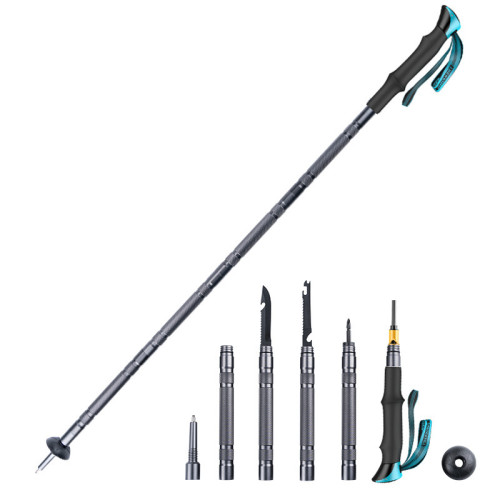 輕質伸縮折曡多功能登山杖外旅遊可伸縮可調節老年人爬山柺杖徒步 輕質伸縮折曡多功能登山杖外旅遊可伸縮可調節老年人爬山柺杖徒步