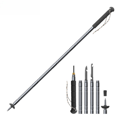 戶外徒步遠足輕質可調伸縮折曡多功能登山杖可折曡防滑可伸縮可攜式 戶外徒步遠足輕質可調伸縮折曡多功能登山杖可折曡防滑可伸縮可攜式