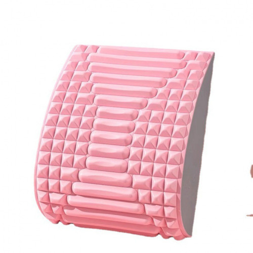 腰椎舒緩器腰椎拉伸器AB墊按摩放松開背鍛鍊輔助腰背托放松腰靠墊