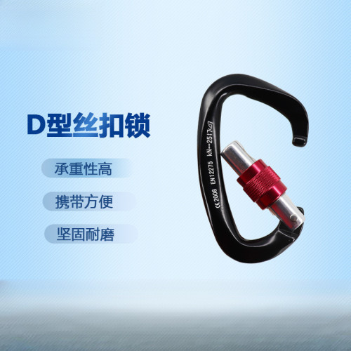 小D型主鎖戶外攀岩主鎖登山扣快掛扣 主鎖鎖扣攀岩安全釦掛鉤鎖具 小D型主鎖戶外攀岩主鎖登山扣快掛扣 主鎖鎖扣攀岩安全釦掛鉤鎖具