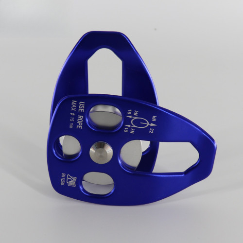 戶外攀岩登山救援滑輪移動側板式高空大滑輪速降拓展運輸探洞裝備 戶外攀岩登山救援滑輪移動側板式高空大滑輪速降拓展運輸探洞裝備