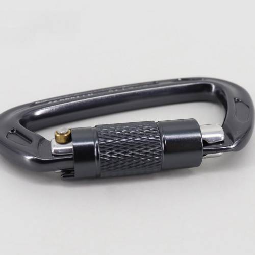 自動快掛鎖攀岩D鎖徒步後背包 吊床秋千戶外登山保護鎖攀岩探洞裝備