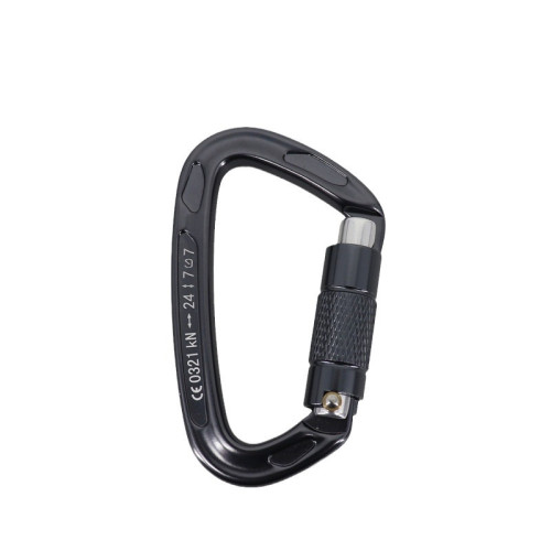 自動快掛鎖攀岩D鎖徒步後背包 吊床秋千戶外登山保護鎖攀岩探洞裝備